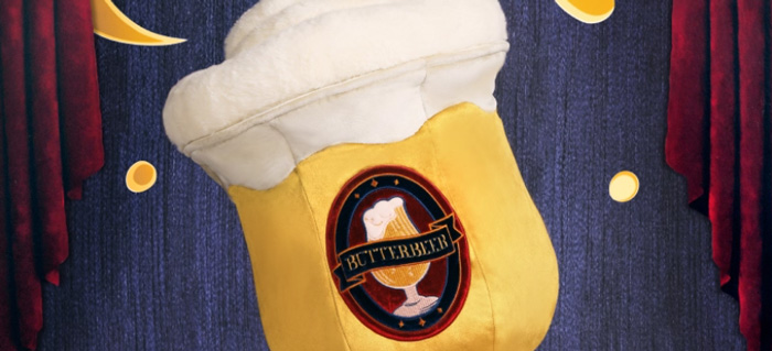 野兽派家居哈利·波特黄油啤酒造型抱枕异形玩偶靠枕