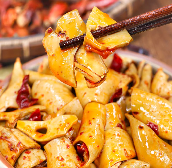 追剧夜宵天花板！四川冷吃黄喉麻辣暴击，一口上头停不下来 