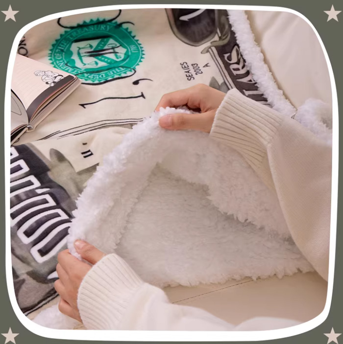 加厚百万美金毛毯 让你把富豪同款温暖裹上身 