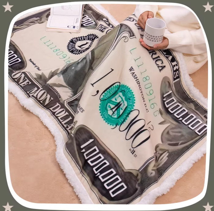 加厚百万美金毛毯 让你把富豪同款温暖裹上身 