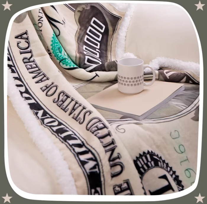 加厚百万美金毛毯 让你把富豪同款温暖裹上身 