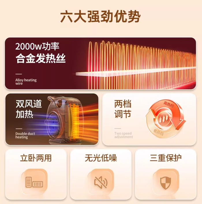 怕冷星人必入！比赛小猪桌面取暖器，把温暖随时带给你 