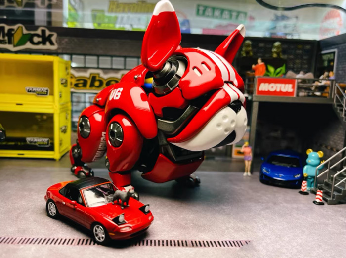 机械法斗来袭！这款机甲斗牛犬，让你秒变潮玩达人 