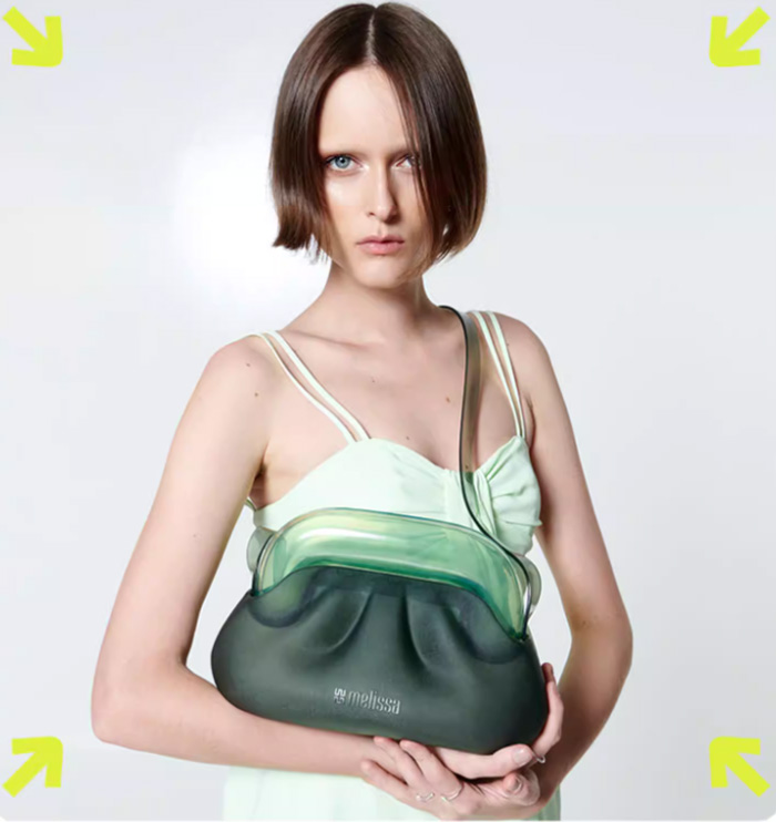 梅丽莎GLASSBAG女士单肩斜挎果冻包半透明包 