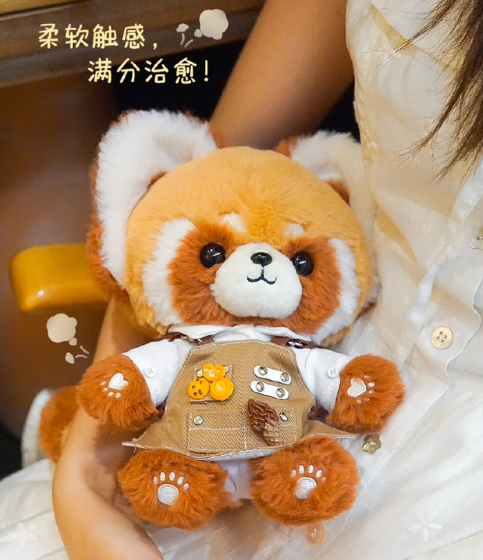 被这只小熊猫玩偶治愈了！软萌到心巴的礼物首选 