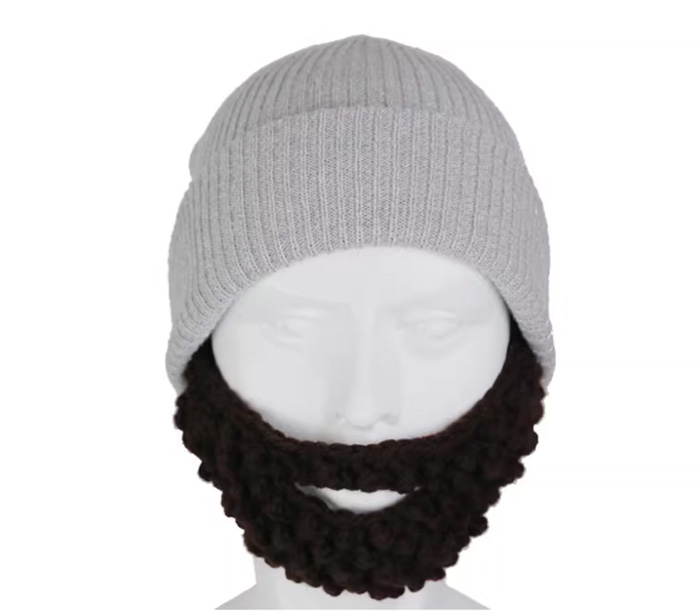 搞怪胡子帽子创意针织毛线帽