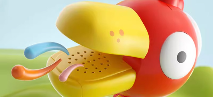 大嘴鸟变声器小喇叭可录音趣味儿童话筒