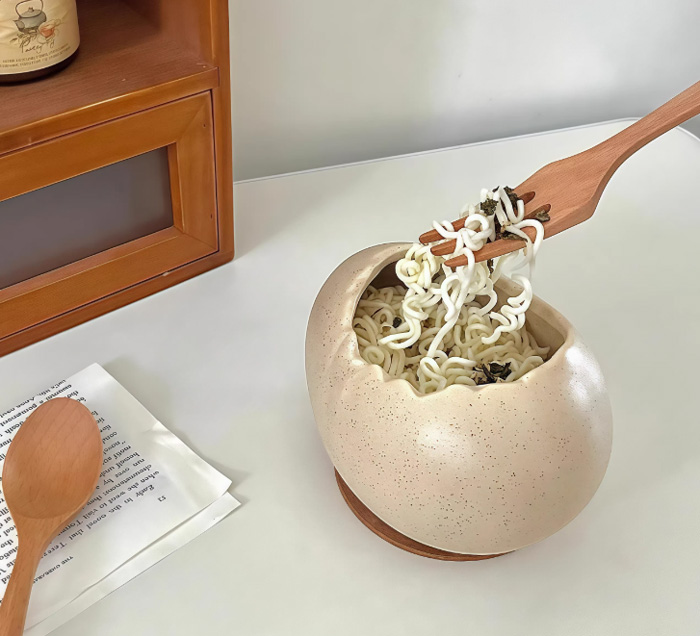 蛋壳造型餐具创意鸟巢鸟窝甜品泡面碗