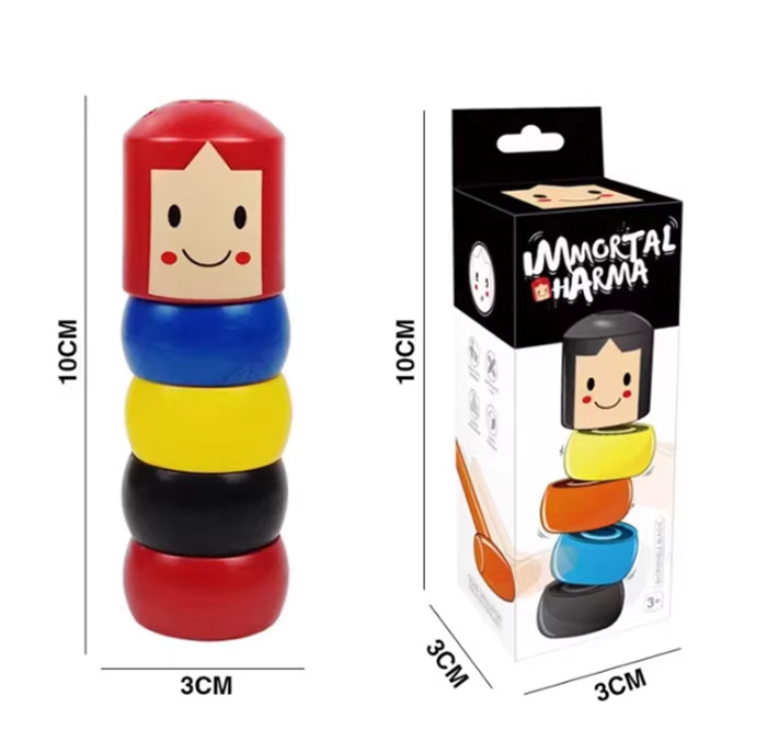 打不倒的小人黑科技网红魔术玩具 