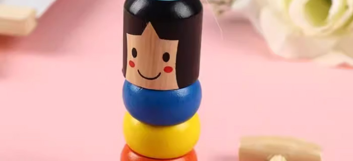 打不倒的小人黑科技网红魔术玩具
