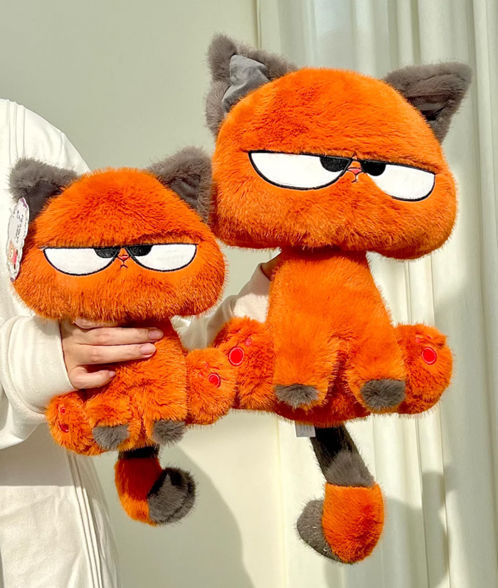 酷拽拽小猫咪玩偶娃娃 