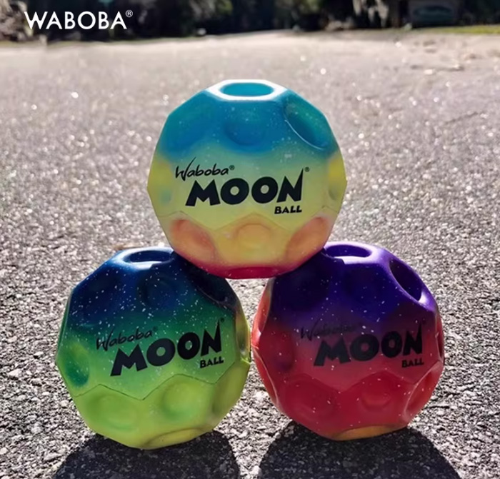 WABOBA反重力飞月球 MoonBall月球石儿童高弹力球解压玩具 