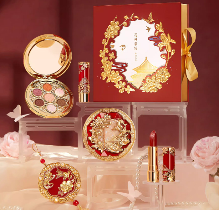 故宫花神口红彩妆礼盒  这故宫花神礼盒美到我心巴上！ 