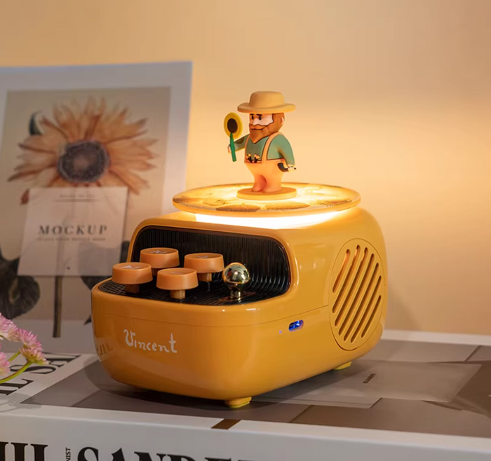 大英博物馆英国国家美术馆梵高向日葵蓝牙音响礼盒 