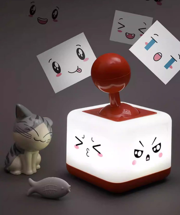 情绪摇杆小夜灯 文字解压治愈系桌搭 