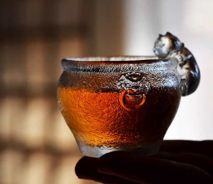 琉璃茶杯故宫御猫咪杯 高端创意茶具茶盏