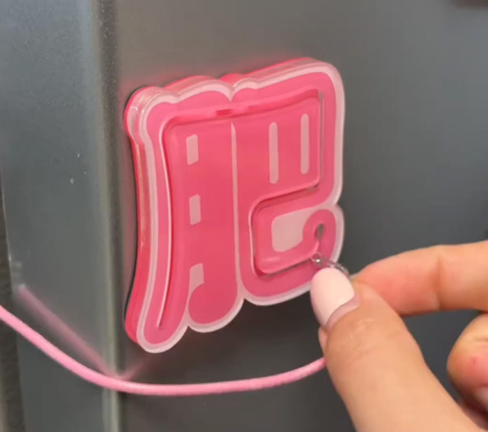 创意减肥冰箱贴装饰 提醒减肥锁冰箱门