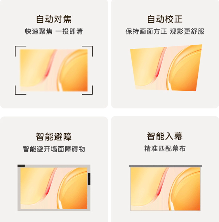 HP惠普CP300投影仪高颜值小体积高清巨幕 