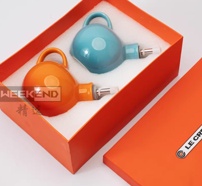 法国酷彩LE CREUSET家用油醋壶 陶瓷调料壶套装 