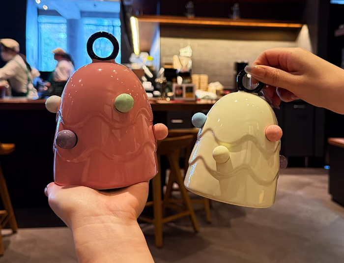 仙人球水果叉子轻奢高级感蛋糕水果签收纳罐