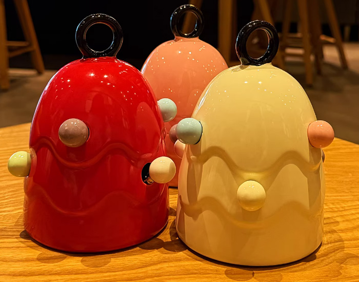 仙人球水果叉子轻奢高级感蛋糕水果签收纳罐