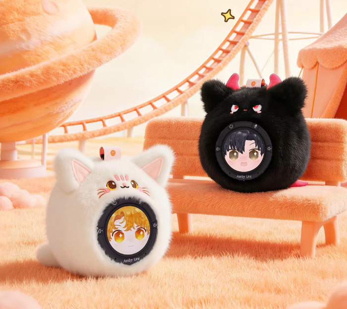 雷鸟Amby情感陪伴AI智能机器人 AI宠物潮玩礼物可换装Diy 