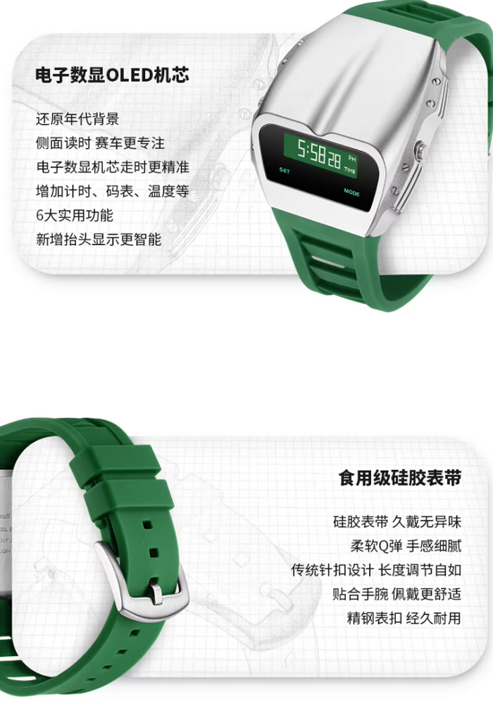 复古DLC时光盔甲手表,送礼自戴都超酷的创意之选