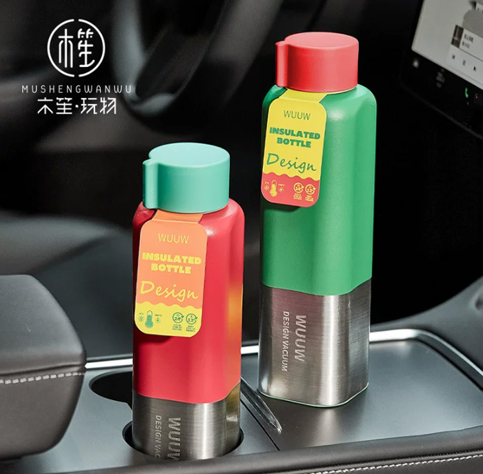 木笙玩物保温杯 不锈钢多巴胺保冷杯 