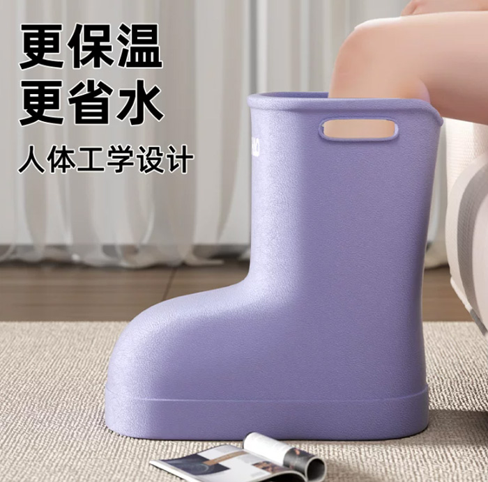 欧巢靴型泡脚桶 过小腿省水足浴恒温按摩