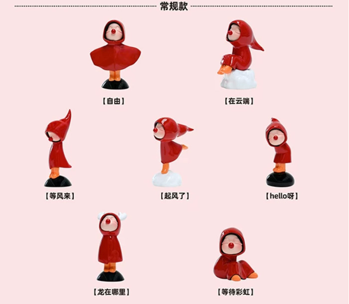 惠唯Yes！Me too艺术家系列 盲盒手办搞怪可爱礼物 