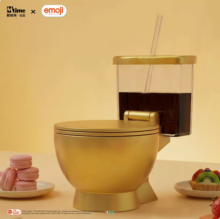 emoji马桶碗泡面碗大容量杯 搞怪整蛊礼物 