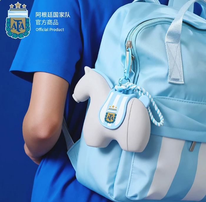 阿根廷国家队|小马充气枕护颈柔软可收纳便携U型枕