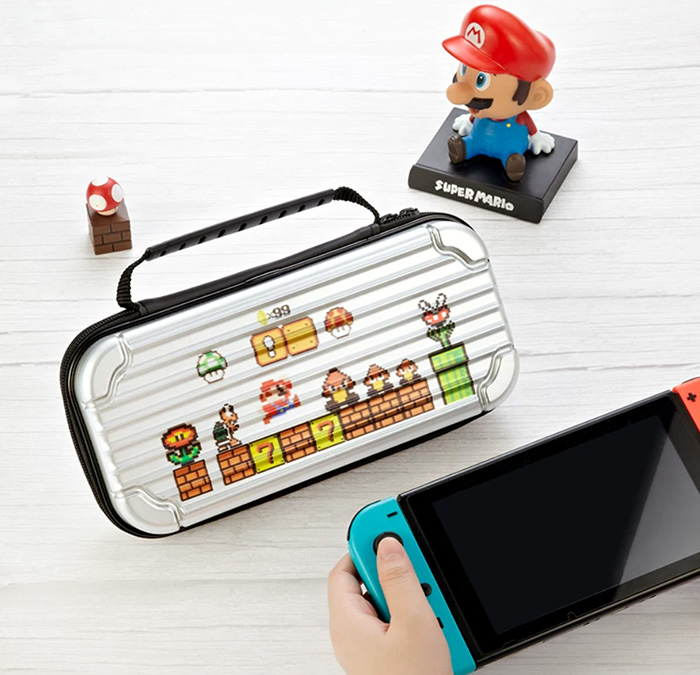 任天堂Switch收纳包马里奥oled硬壳包lite保护套