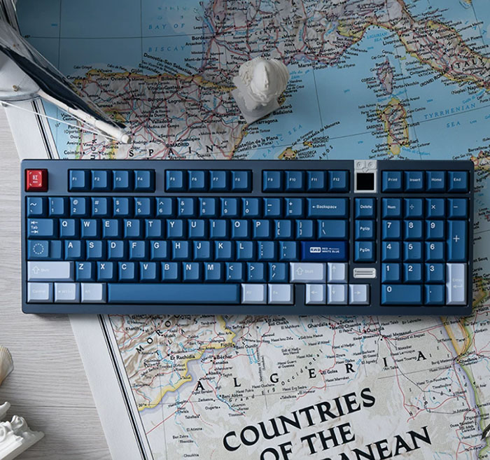 KBDfans Athena 1800雅典娜猫头鹰主题客制化机械键盘套件