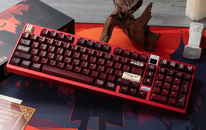 KBDfans Athena 1800雅典娜猫头鹰主题客制化机械键盘套件