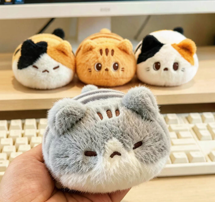 蔷薇之恋狸花猫咪玩偶手腕垫毛绒娃娃 