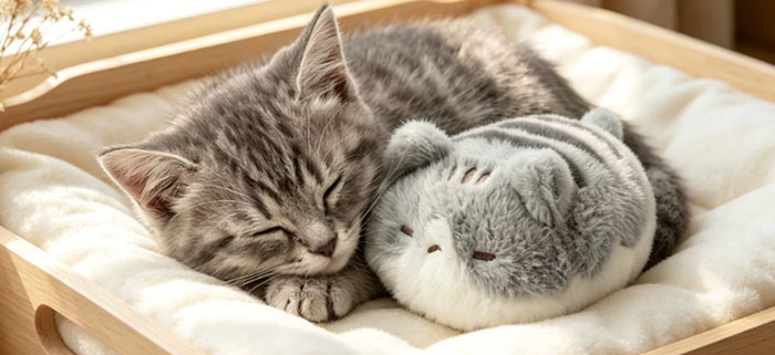 蔷薇之恋狸花猫咪玩偶手腕垫毛绒娃娃